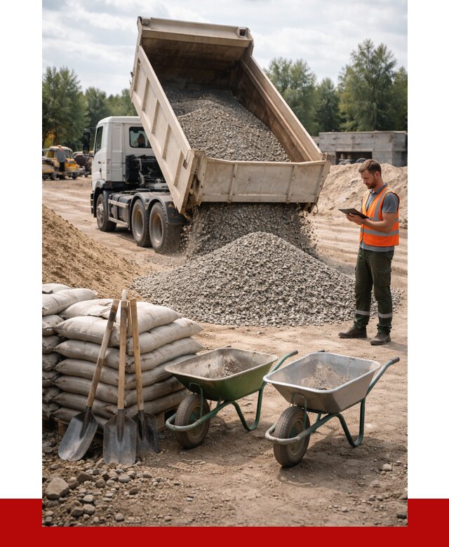 Доставка нерудных материалов в Карпинске от 1232 руб. | ПРОНЕРУДКпн