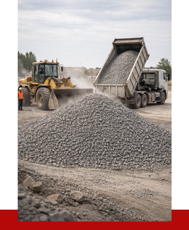 Купить щебень с доставкой в Карпинске от 2567 руб. | ПРОНЕРУДКпн