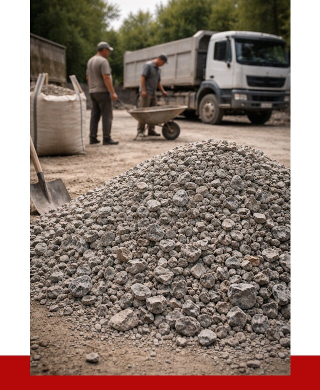 Гранитный щебень фракция 20-40 в Карпинске от 3286 руб. ПРОНЕРУДКпн