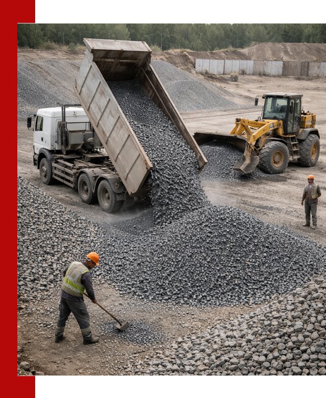 Щебень габбро-диабаз фр. 5-20 с доставкой в Карпинске