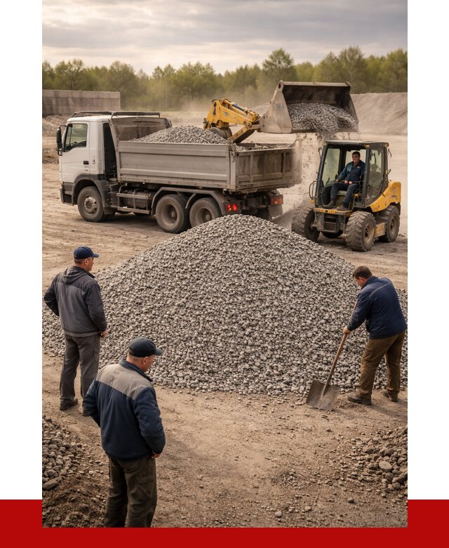 Гравийный щебень фракция 5-20 в Карпинске от 2464 р. ПРОНЕРУДКпн