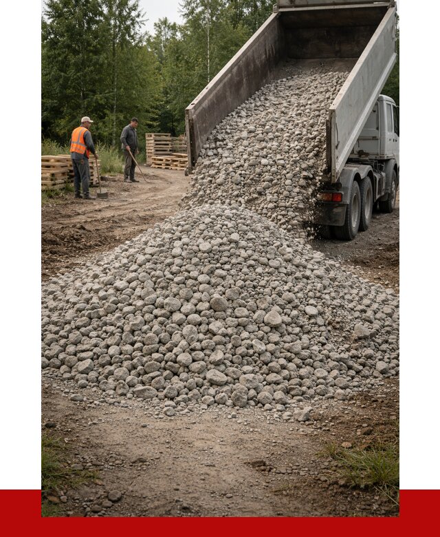 гравийный щебень фракция 70-120 в Карпинске от 2516 р. ПРОНЕРУДКпн