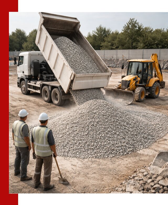 Купить известняковый щебень фракции 5–10 мм с доставкой в Карпинске