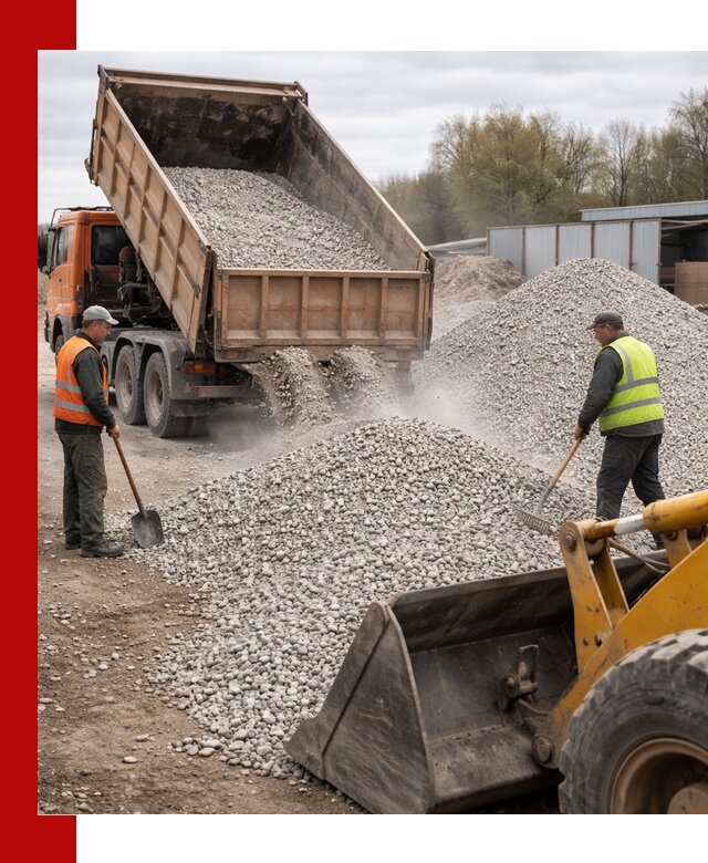 Доломитовый щебень фракции 5-20 с доставкой в Карпинске