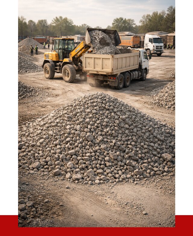 Вторичный щебень фракция 40-70 в Карпинске от 1787 р, ПРОНЕРУДКпн