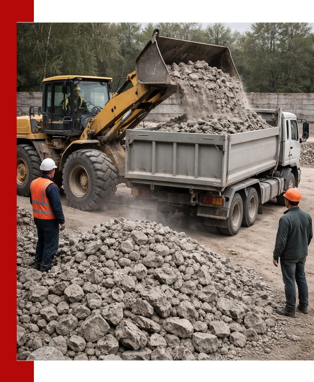 Вторичный щебень фракция 70–150 в Карпинске с доставкой