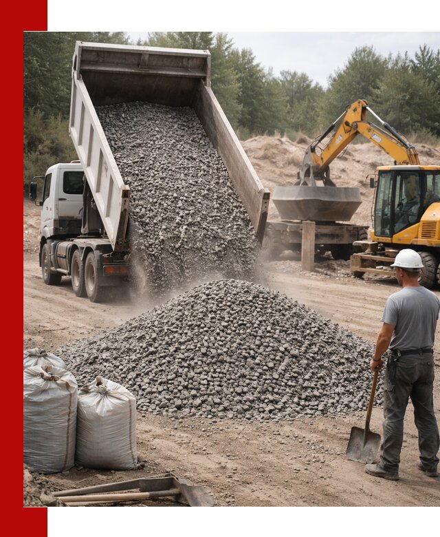 Доставка и продажа бетонного щебня в Карпинске