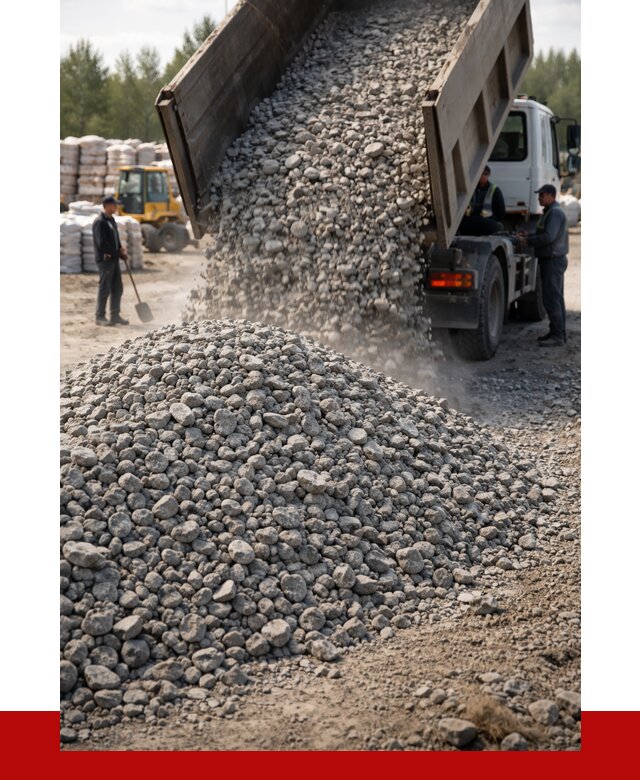 Бетонный щебень фракция 40-70 в Карпинске от 1848 р. ПРОНЕРУДКпн