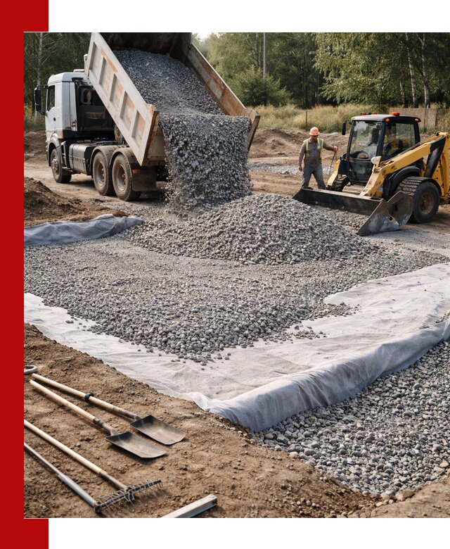 Щебень для фундамента с доставкой в Карпинске