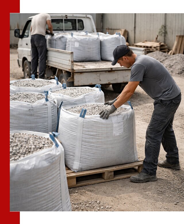 Доставка щебня в мешках по выгодным ценам в Карпинске