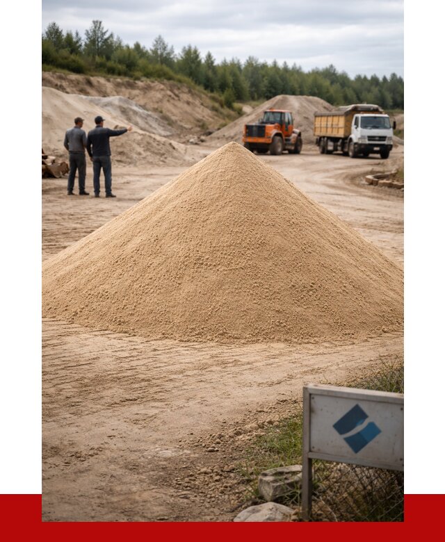 Карьерный песок навалом в Карпинске от 1848 р. | ПРОНЕРУДКпн