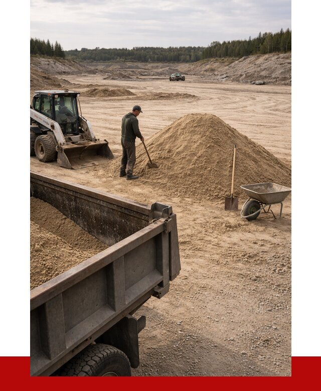 Карьерный песок среднезернистый в Карпинске, от 2259 р. ПРОНЕРУДКпн