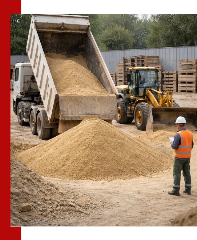 Доставка карьерного мелкозернистого песка в Карпинске