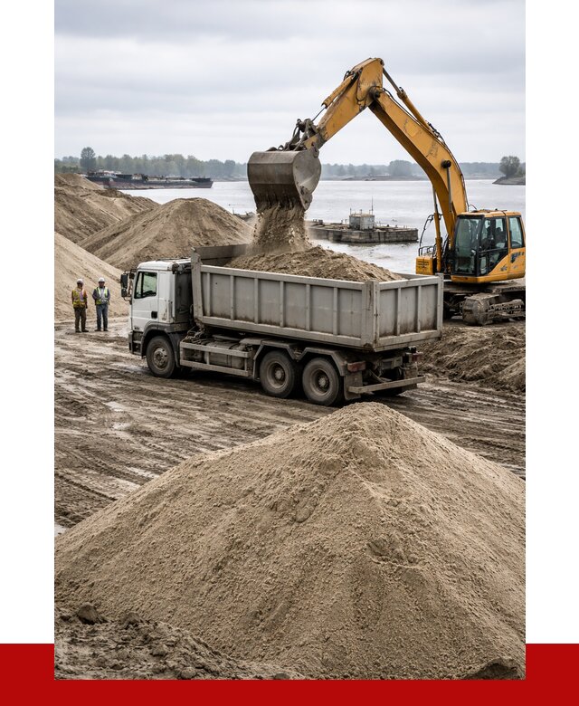 Купить речной песок навалом в Карпинске от 1848 р., ПРОНЕРУДКпн