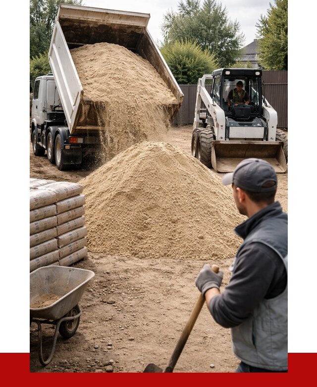Мытый речной песок с доставкой в Карпинске от 1489 р. | ПРОНЕРУДКпн