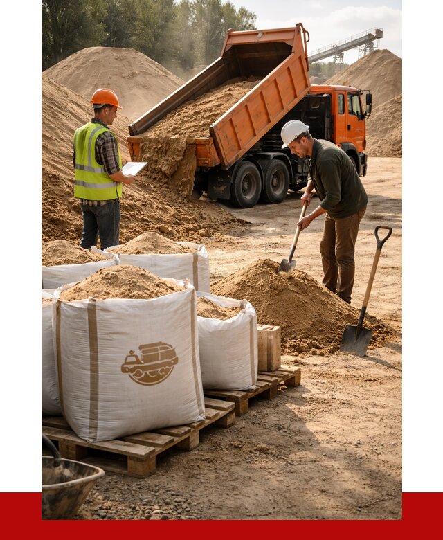 Строительный песок в Карпинске от 2259 р. с доставкой, ПРОНЕРУДКпн