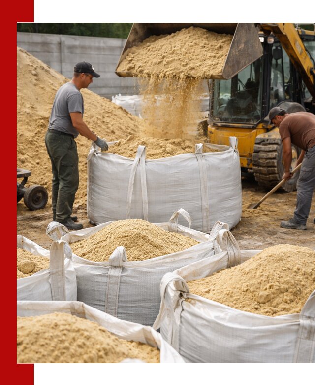 Поставка качественного песка для кладки в Карпинске