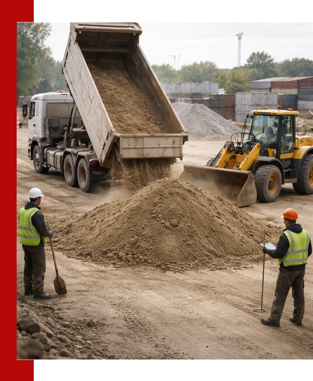 Доставка и продажа пескогрунта оптом и в розницу в Карпинске