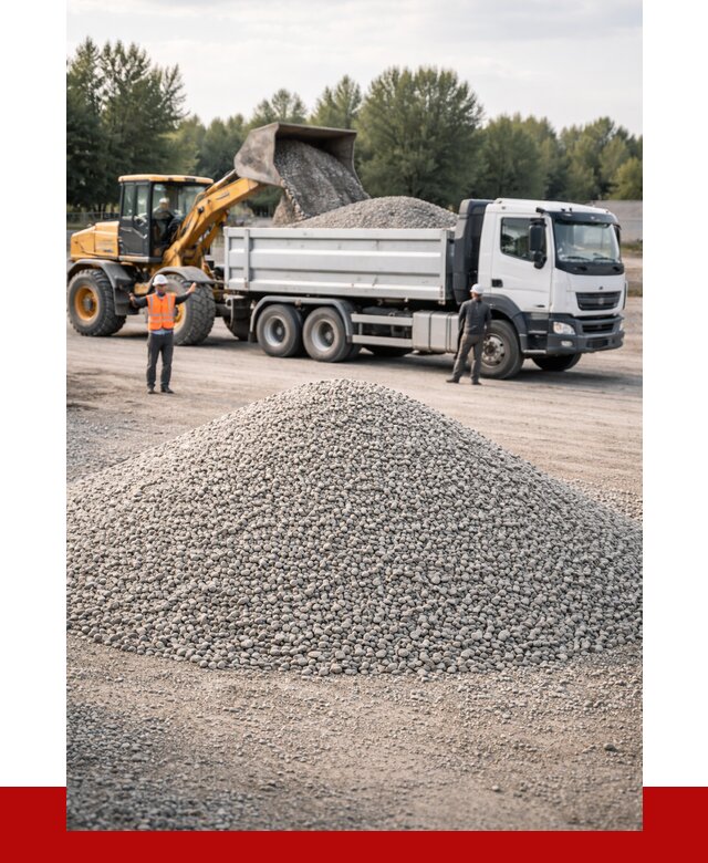 Купить мытый гравий в Карпинске от 3594 р, доставка ПРОНЕРУДКпн