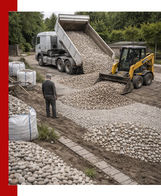 Доставка морской гальки оптом и в розницу в Карпинске