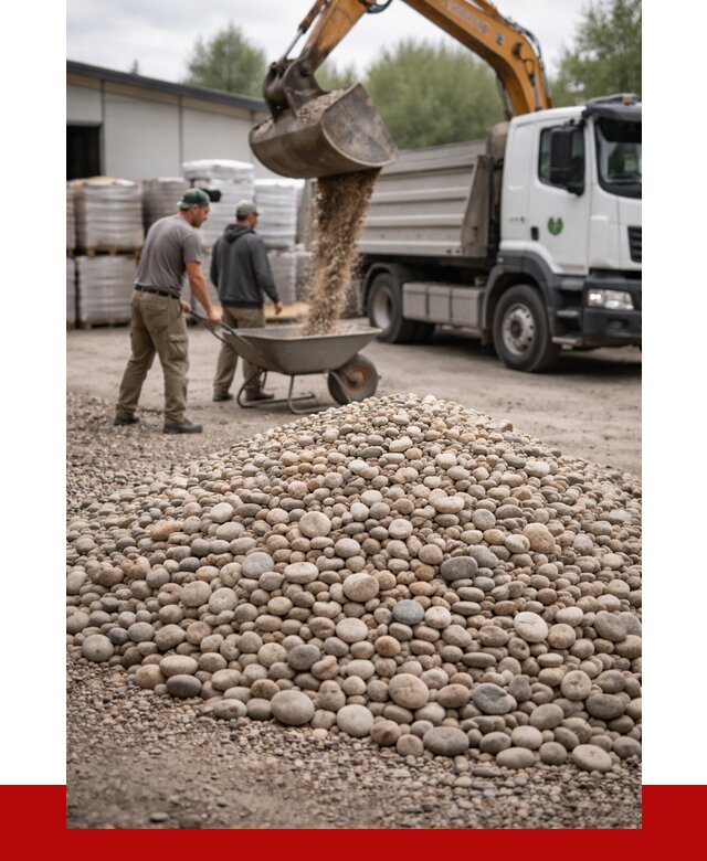 Галька декоративная в Карпинске от 3286 р. за куб | ПРОНЕРУДКпн