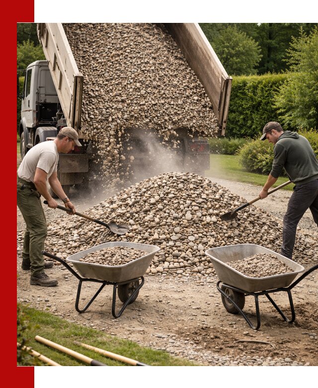 Доставка и продажа декоративной гальки в Карпинске