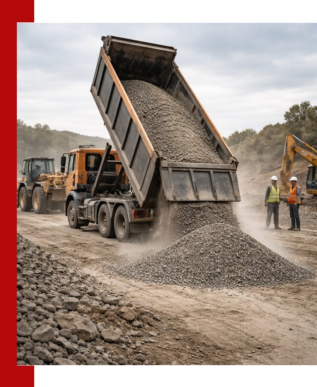 Щебёночно-песчаная смесь ЩПС С1 с доставкой в Карпинске