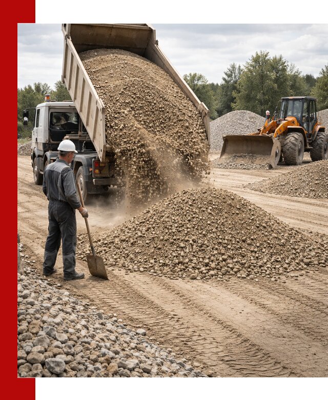 Доставка щпс С3 в Карпинске самосвалами и бортовыми грузовиками