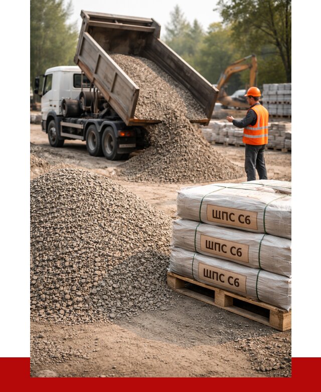 ЩПС С6 в Карпинске с доставкой от 2259 р. за куб | ПРОНЕРУДКпн