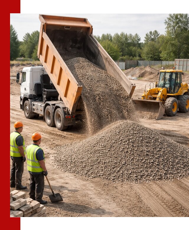 Доставка щебёночно-песчаной смеси ЩПС С7 в Карпинске