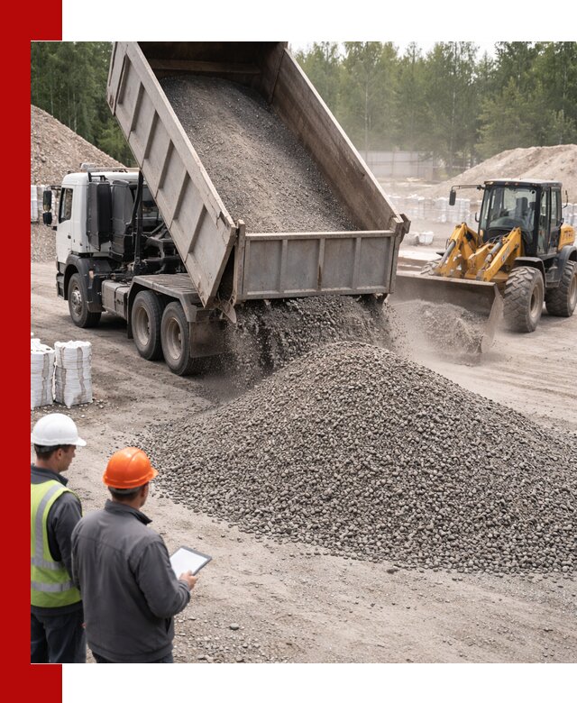 Доставка и продажа гранитного отсева 0-10 в Карпинске