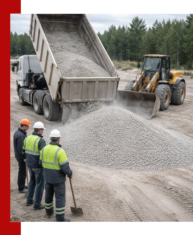 Известняковый отсев 0-5 доставка в Карпинске быстро и выгодно