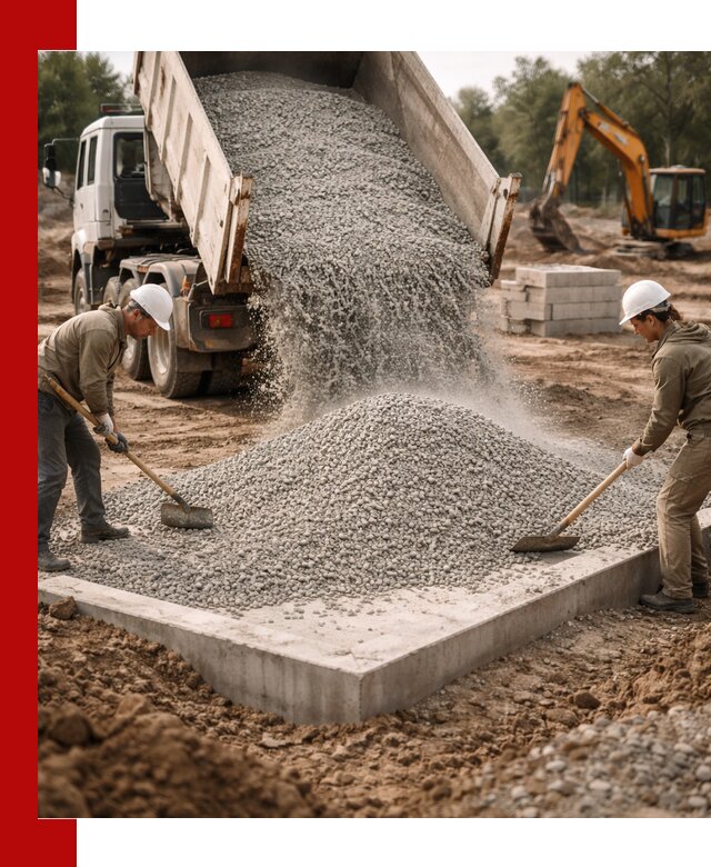 Доставка и продажа отсева для бетона в Карпинске