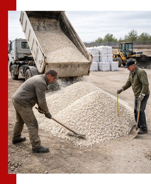 Мраморная крошка с доставкой и разгрузкой в Карпинске