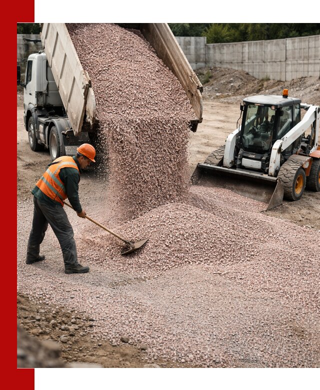 Крошка розовый гранит с доставкой в Карпинске от производителя