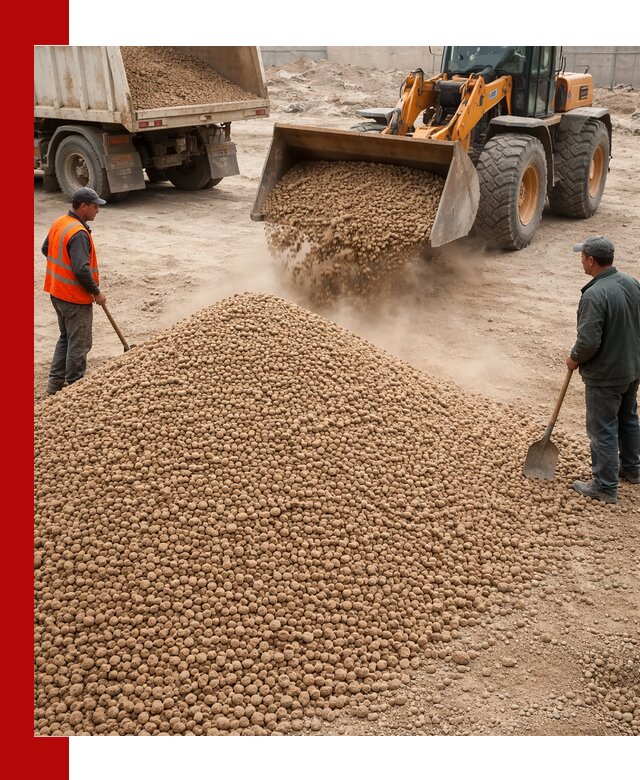 Керамзит фракция 10-20 с доставкой в Карпинске