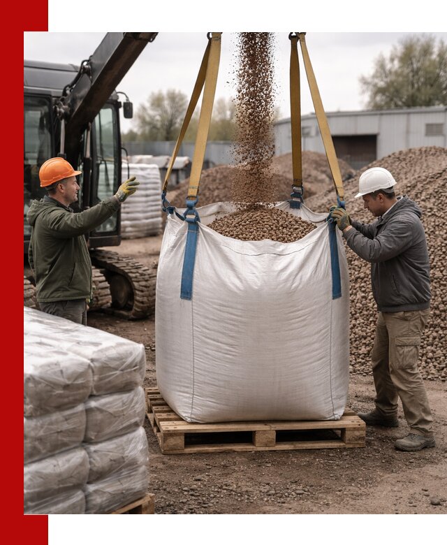 Керамзит в биг-бегах с доставкой в Карпинске