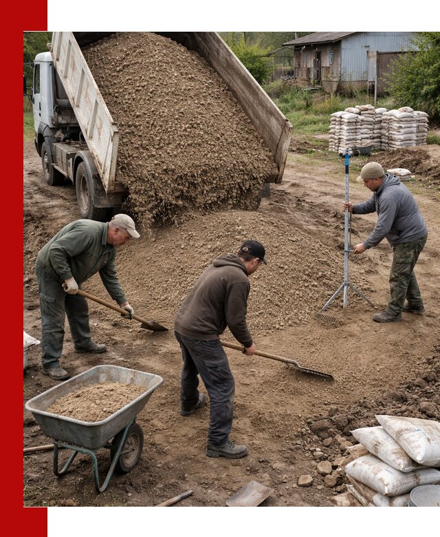 Керамзитовый песок с доставкой в Карпинске оптом и в розницу