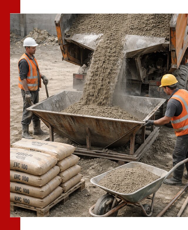 Доставка цементно-песчаной смеси М100 в Карпинске