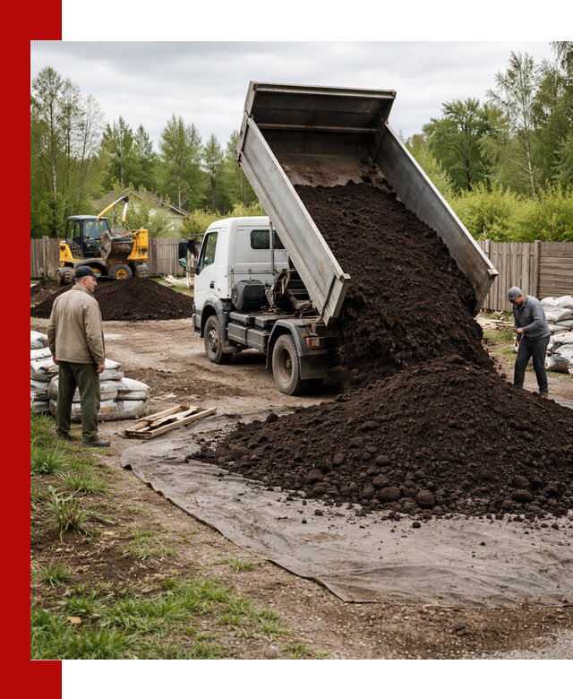 Доставка качественного почвогрунта в Карпинске оптом и в розницу