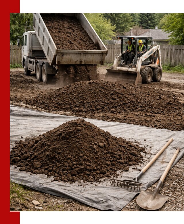 Грунт для отсыпки участка с доставкой в Карпинске