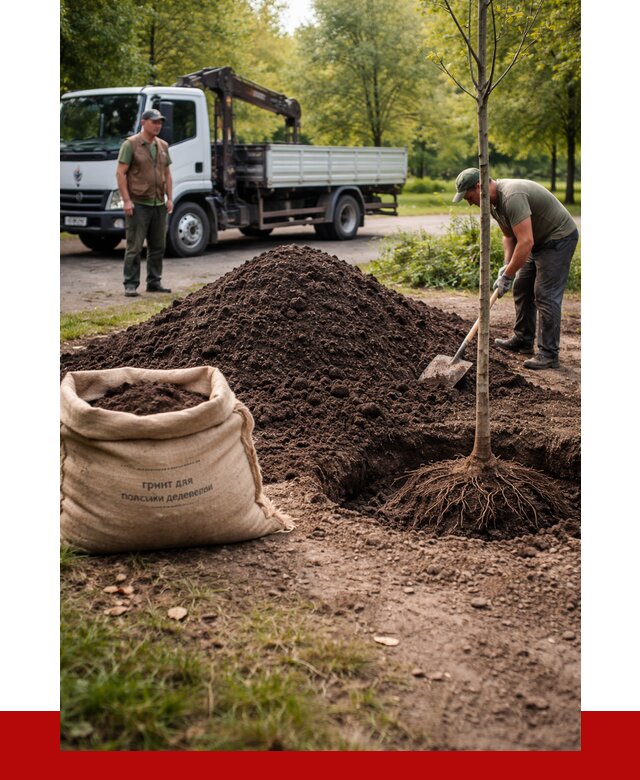 Грунт для посадки деревьев в Карпинске от 1232 р. | ПРОНЕРУДКпн