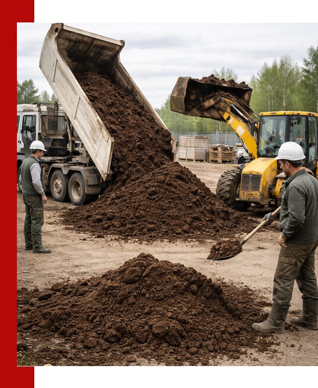 Доставка торфа оптом и в мешках в Карпинске