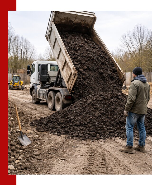 Доставка чернозема навалом в Карпинске быстро и выгодно