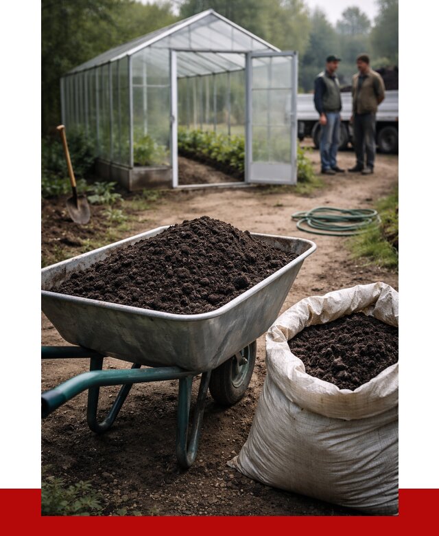 Чернозем для теплицы в Карпинске с доставкой от 1540 р. | ПРОНЕРУДКпн