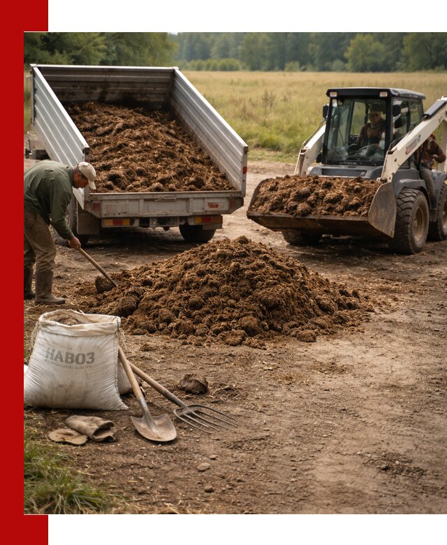 Доставка конского навоза в Карпинске с разгрузкой и доставкой на объект