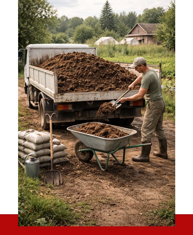 Купить коровий навоз с доставкой в Карпинске от 1848 р. | ПРОНЕРУДКпн