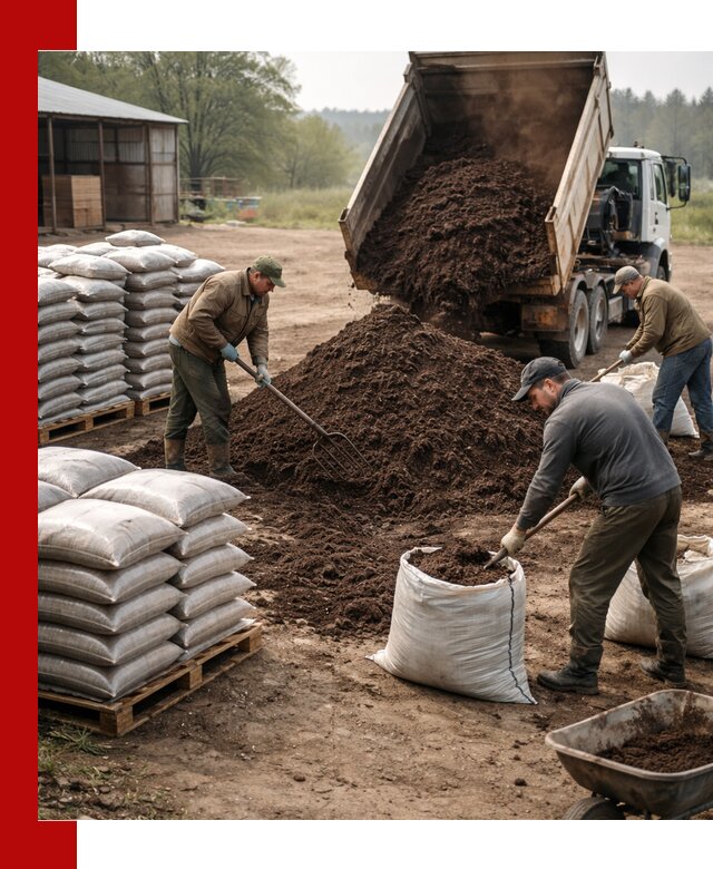 Доставка компоста оптом и в розницу в Карпинске