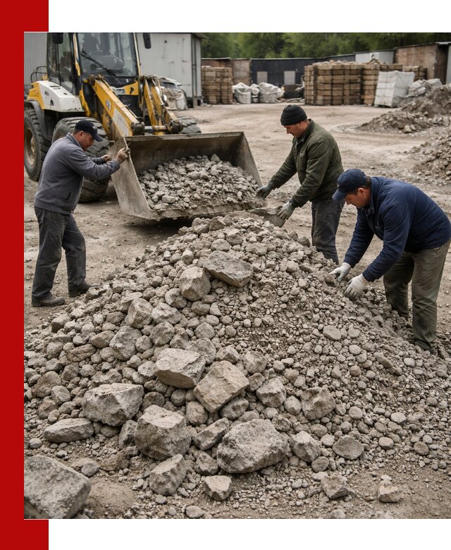 Демонтаж и вывоз бой бетона в Карпинске