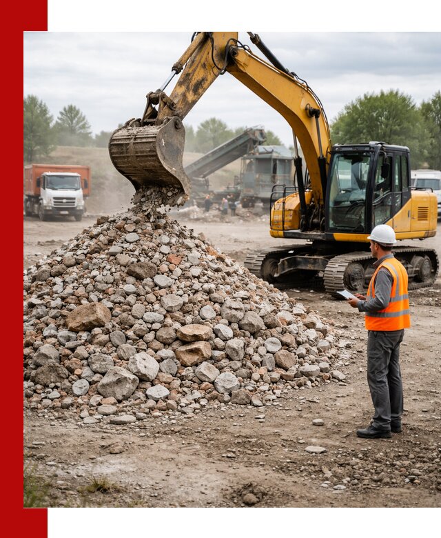 Доставка и вывоз строительного боя в Карпинске
